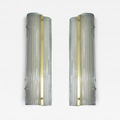 Two Large Italian Murano Glass Sconces Fixtures - 4101618