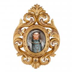 Two Limoges enamel paintings including portrait of Henry VIII - 4094650