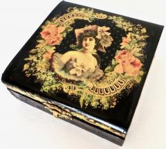 Two Matching Victorian Celluloid Boxes Jewelry Box Glove Box circa 1890 - 2715492