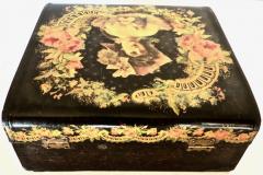 Two Matching Victorian Celluloid Boxes Jewelry Box Glove Box circa 1890 - 2715502