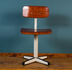 Two Mid Century Industrial Childrens Chairs - 2253623