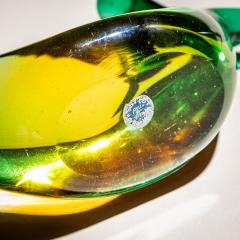 Two Murano Glass Candleholders by Flavio Poli for Seguso Italy - 4431128