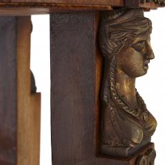 Two Neoclassical style wooden gu ridons with gilt bronze mounts - 1558757