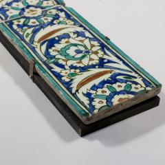 Two Ottoman Iznik border tiles circa 1600 - 1754600