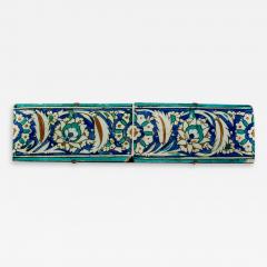 Two Ottoman Iznik border tiles circa 1600 - 1757126