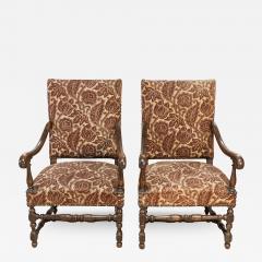 Two Pairs of 20th Century French Arm Chairs - 3966335