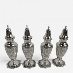 Two Pairs of Antique Edwardian Regency Salt Pepper Shakers - 3755754