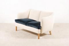 Two Seat Sofa Denmark 1950 New Upholstery - 3033649