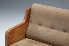 Two Seater Art Deco Sofa With Drawer 1950s - 2152364