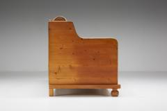 Two Seater Art Deco Sofa With Drawer 1950s - 2152374