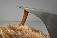 Two Seater Fantasy Sofa in Longhair by Kurt Beier Germany 1980s - 4391424