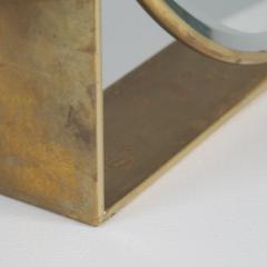 Two Sided Mid Cetury Modern Brass Mirror Finland 1950s - 4649347