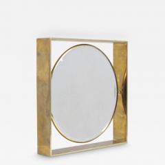 Two Sided Mid Cetury Modern Brass Mirror Finland 1950s - 4659133