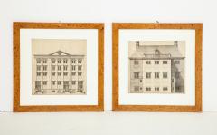Two Swedish Architectural Prints in 19th century Alrot Frames - 759541