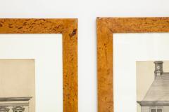 Two Swedish Architectural Prints in 19th century Alrot Frames - 759546