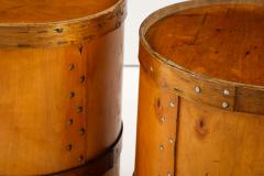 Two Swedish Birch Sugar Barrels Circa 1960s - 3559289