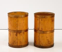 Two Swedish Birch Sugar Barrels Circa 1960s - 3559291