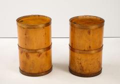 Two Swedish Birch Sugar Barrels Circa 1960s - 3559296