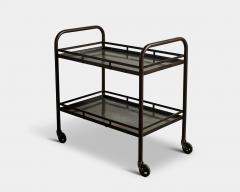 Two Tier Rolling Cart in the Manner of Jacques Adnet - 4551608