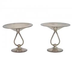 Two Vintage Art Deco Sterling Silver Tazzas - 3899610