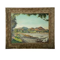 Two landscape oil paintings on canvas by J R Wallace Orr 1938 - 2795367