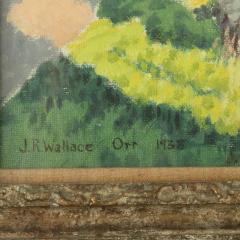 Two landscape oil paintings on canvas by J R Wallace Orr 1938 - 2795369