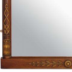 Two large English neoclassical carved wood mirrors - 3239664