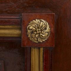 Two large Russian gilt bronze mounted mahogany bookcases - 1494010