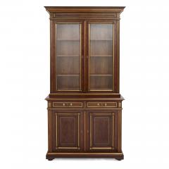Two large Russian gilt bronze mounted mahogany bookcases - 1494018