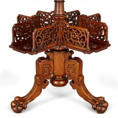 Two round inlaid hardwood Chinese tables - 3141493