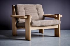 Two seater brutalist sofa with a matching lounge chair - 4146452