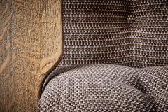 Two seater brutalist sofa with a matching lounge chair - 4146457