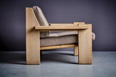 Two seater brutalist sofa with a matching lounge chair - 4146458