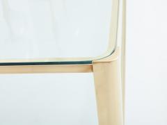 Two tier Bronze coffee table by Jacques Quinet for Broncz 1960s - 3425990