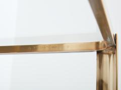 Two tier Bronze coffee table by Jacques Quinet for Broncz 1960s - 3425994