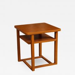 Two tier Leather Center Table - 1974926
