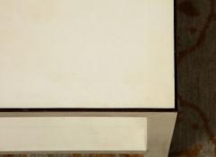 Two tiered Parchment Side Table - 2911432