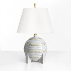 Tyra Lundgren TYRA LUNDGREN DESIGNED CERAMIC GLOBE LAMP FOR ALP LIDKOPING SWEDEN 1930 - 2319844