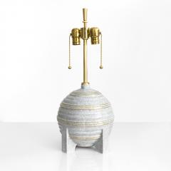 Tyra Lundgren TYRA LUNDGREN DESIGNED CERAMIC GLOBE LAMP FOR ALP LIDKOPING SWEDEN 1930 - 2319847