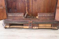 Tyrolen Antique Wardrobe with Secrets Hand Painted Pine Wood dated 1828 - 4229005