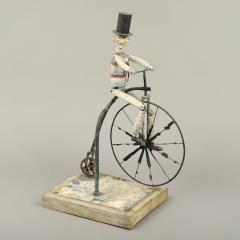 UNCLE SAM ON A HIGH WHEEL BICYCLE WHIRLIGIG - 3559911