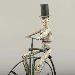 UNCLE SAM ON A HIGH WHEEL BICYCLE WHIRLIGIG - 3559912