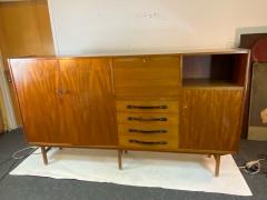 UNUSUAL DANISH MID CENTURY TEAK AND ROSEWOOD SIDEBOARD - 2107842