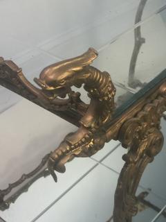 UNUSUAL ELABORATE BAROQUE BRONZE DRAGON BAR CART - 694649