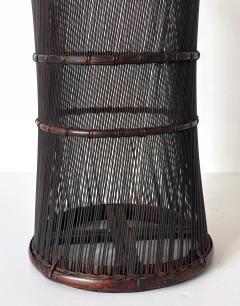 Ueda Shounsai Japanese Woven Ikebana Bamboo Basket Ueda Shounsai Original Box - 3840434