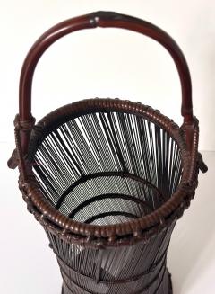 Ueda Shounsai Japanese Woven Ikebana Bamboo Basket Ueda Shounsai Original Box - 3840435