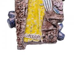 Ugo Lucerni Large Ugo Lucerni Italian Majolica Studio Wall Relief - 485130