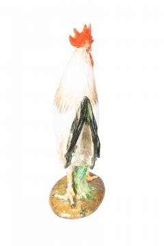 Ugo Zaccagnini Large Majolica Rooster By Ugo Zaccagnini - 4246605