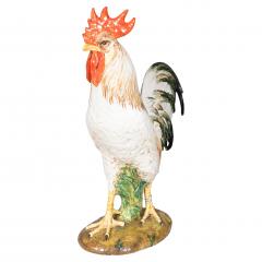 Ugo Zaccagnini Large Majolica Rooster By Ugo Zaccagnini - 4248532