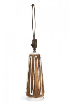Ugo Zaccagnini Pair of Ugo Zaccagnini Mid Century Italian Ceramic Cats Cradle Table Lamps - 4162640